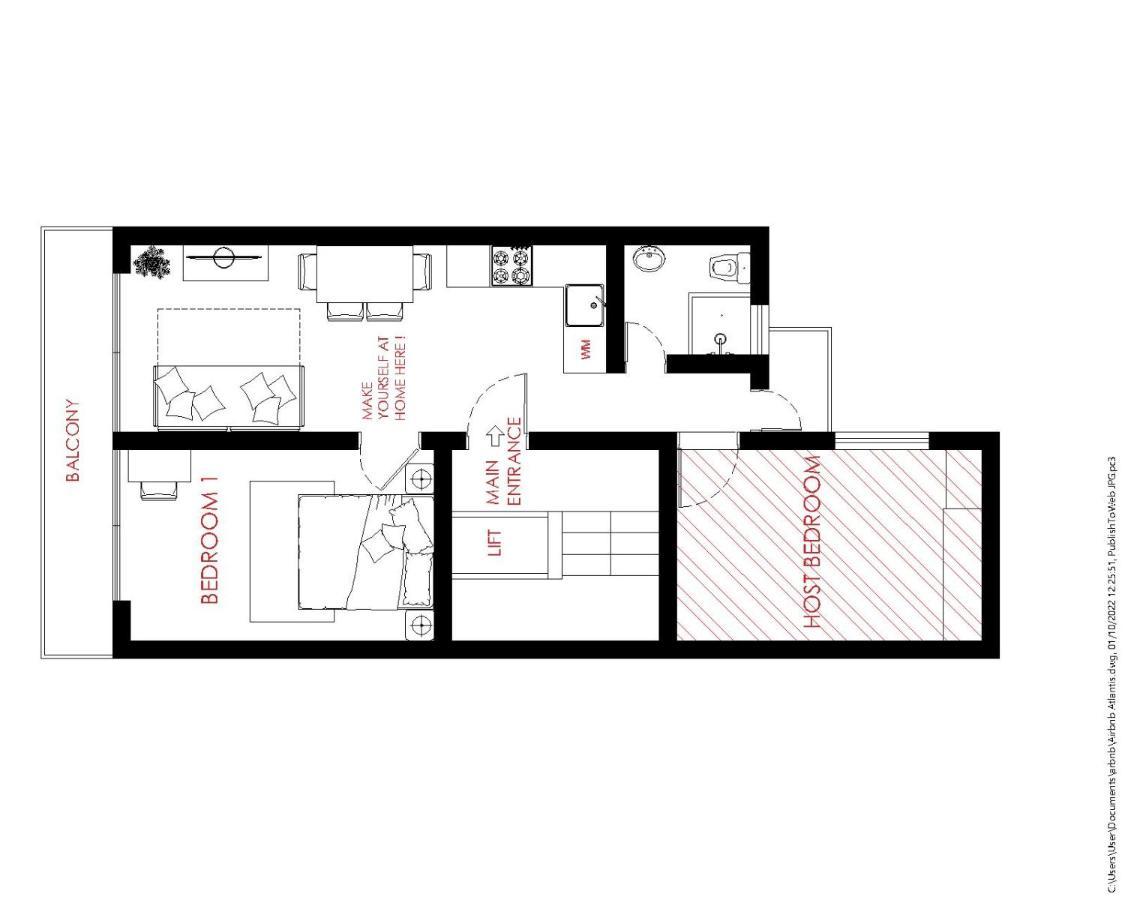F8 1 Seaview Room, Living And Bathroom Shared , Stjulians Saint Julian's Eksteriør billede
